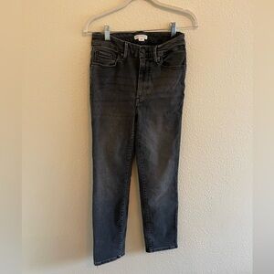 Good American Dark Gray Slim Jeans